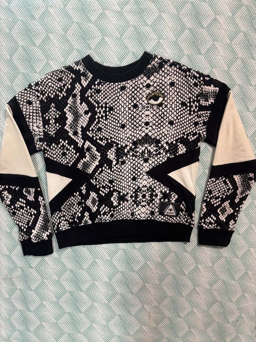 Reebok Classic x Melody Ehsani Snakeskin Print Sweatshirt